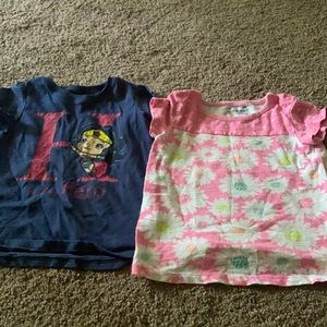 Girl shirts $5.00 for both shirts